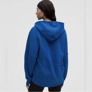 NWT Lululemon Scuba Oversized Half-Zip Long Hoodie Brbu Blue